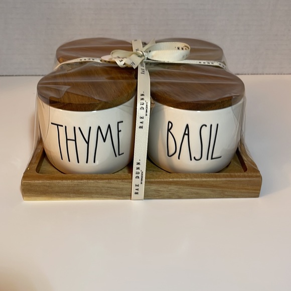 Rae Dunn 4 Herb Containers - Picture 2 of 7